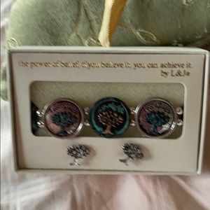 Believe in.... bracelet & earrings